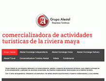Tablet Screenshot of grupoalestal.com